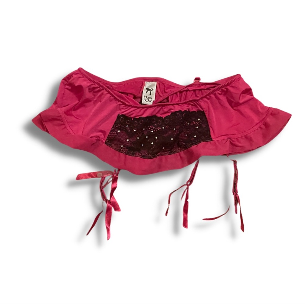 Pink garter skirt
